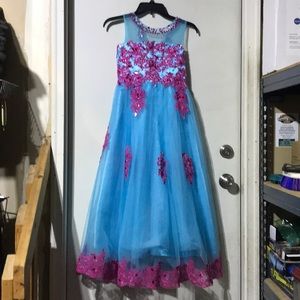 Blue Fancy Costume Dress